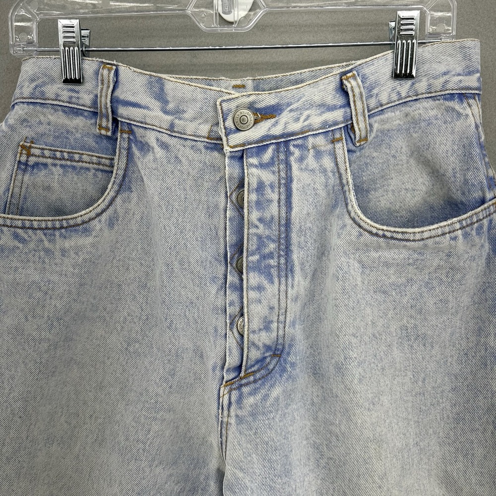 90s Jordache Button Fly Jeanjer High Waisted Mom Jeans SZ 13/13 29x29‎ VTG 1990s